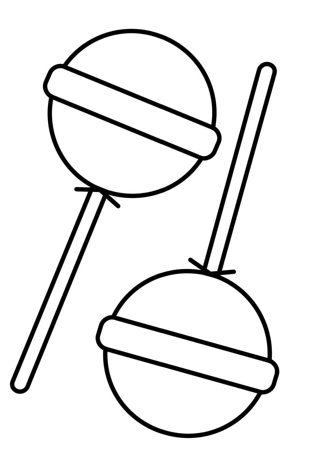 Desenho de Pirulito Desenho Colorir Imprimir 13