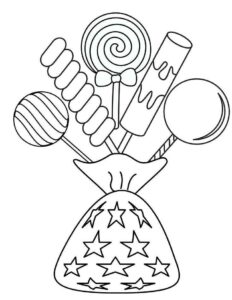 Desenho de Pirulito Desenho Colorir Imprimir 19