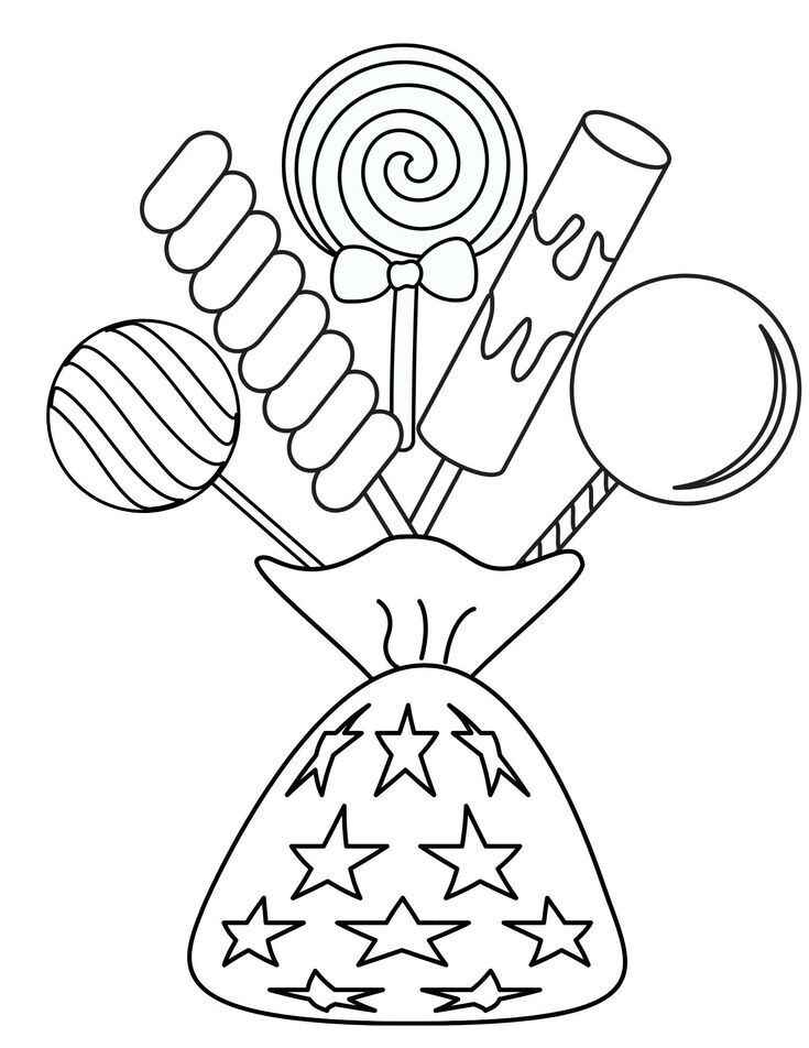 Desenho de Pirulito Desenho Colorir Imprimir 19