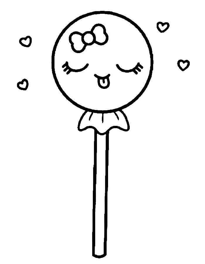 Desenho de Pirulito Desenho Colorir Imprimir 21