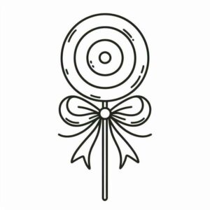 Desenho de Pirulito Desenho Colorir Imprimir 25