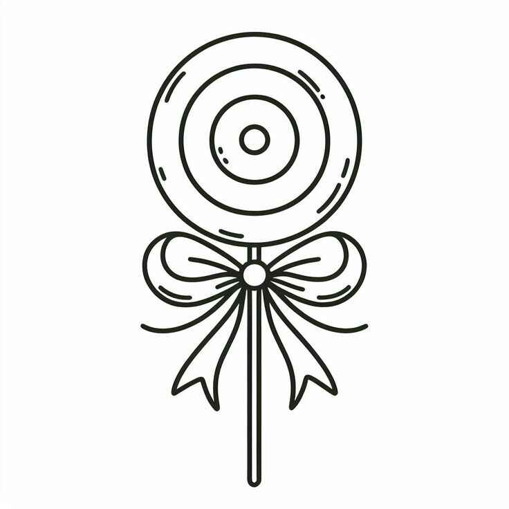 Desenho de Pirulito Desenho Colorir Imprimir 25