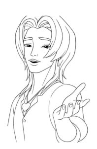 Desenho de Saja Boys Desenho Colorir Imprimir 02