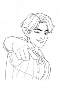 Desenho de Saja Boys Desenho Colorir Imprimir 05