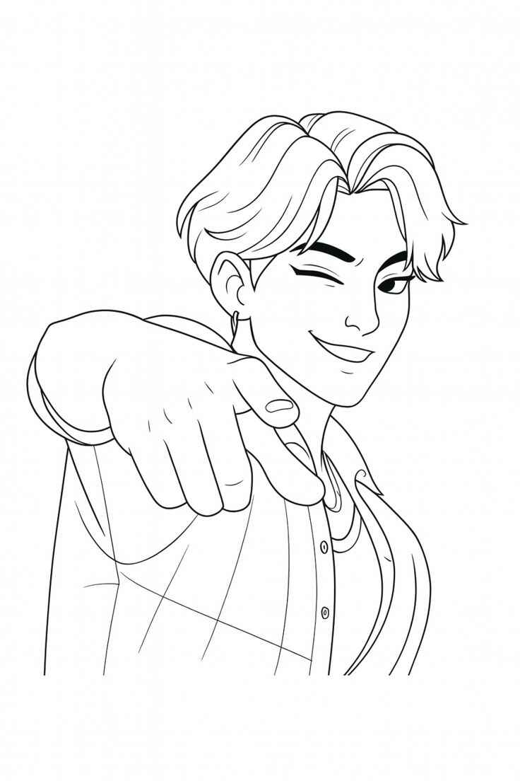 Desenho de Saja Boys Desenho Colorir Imprimir 05