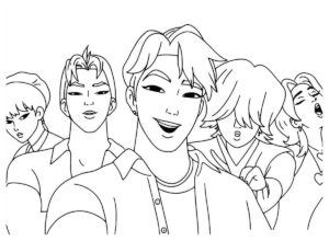 Desenho de Saja Boys Desenho Colorir Imprimir 09