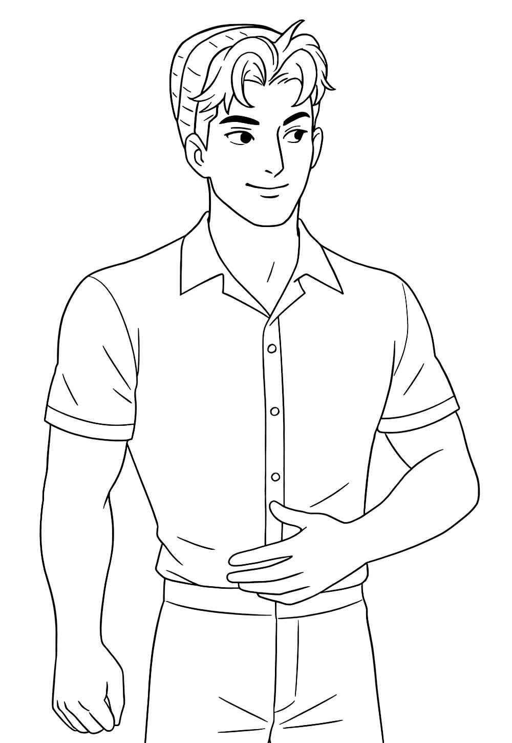 Desenho de Saja Boys Desenho Colorir Imprimir 15