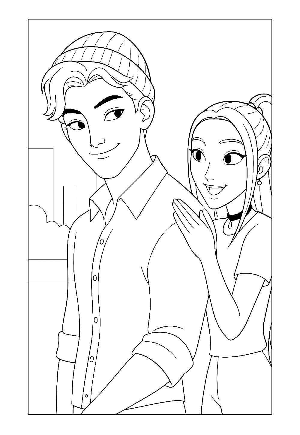 Desenho de Saja Boys Desenho Colorir Imprimir 18