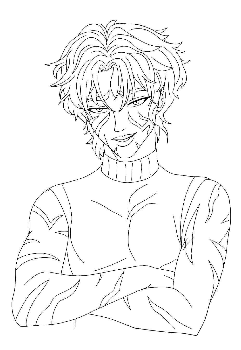 Desenho de Saja Boys Desenho Colorir Imprimir 23