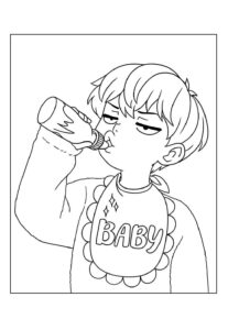 Desenho de Saja Boys Desenho Colorir Imprimir 27