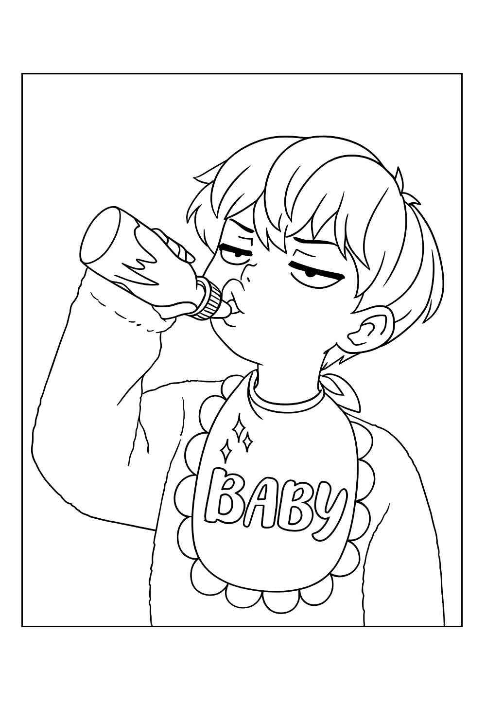 Desenho de Saja Boys Desenho Colorir Imprimir 27