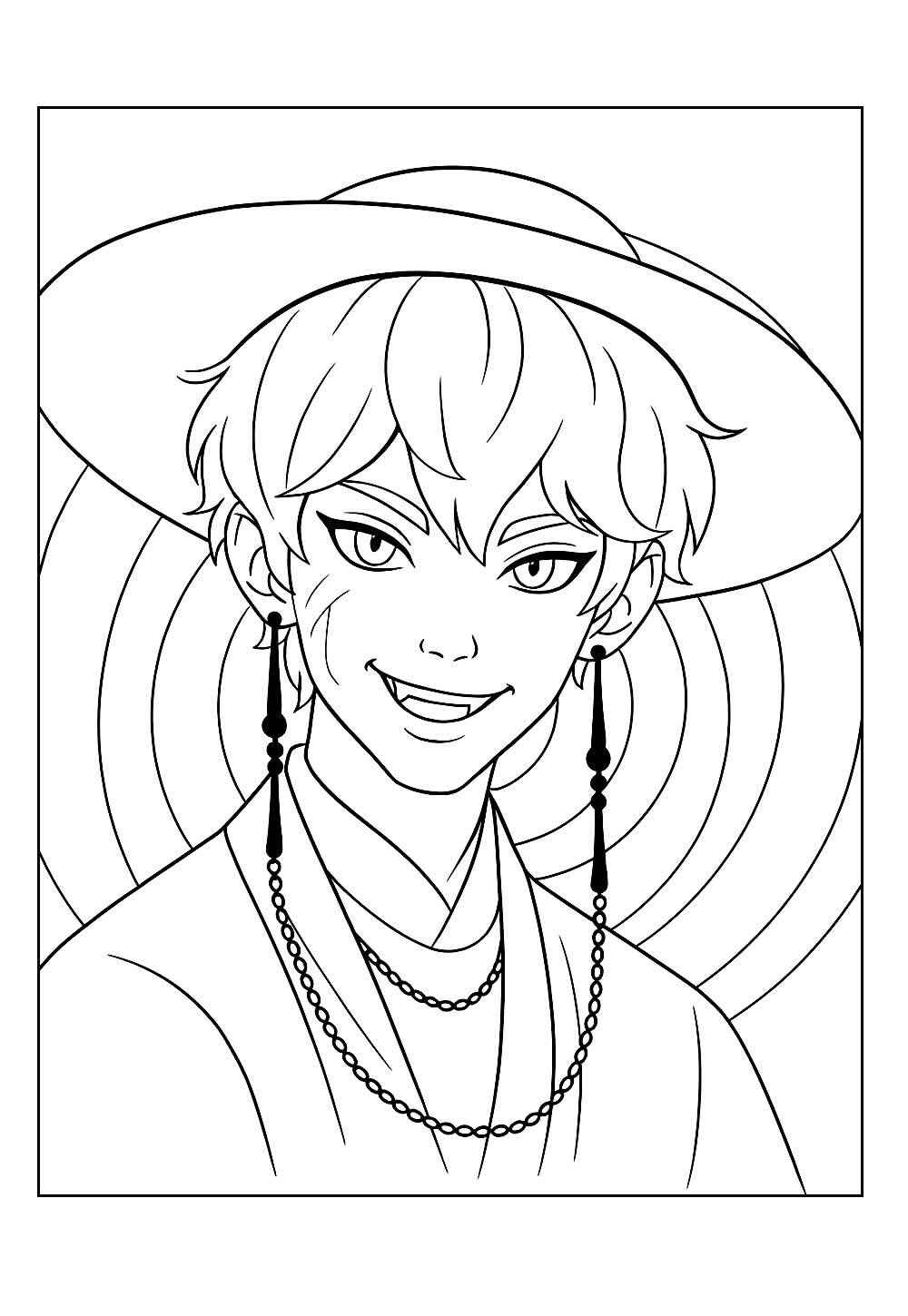 Desenho de Saja Boys Desenho Colorir Imprimir 28