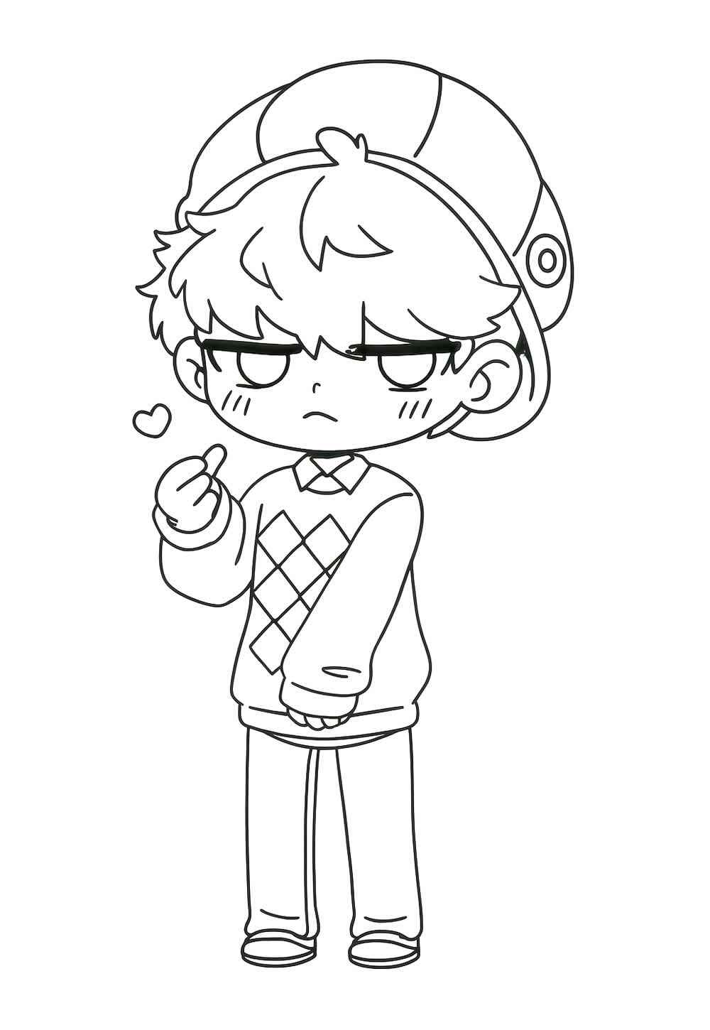 Desenho de Saja Boys Desenho Colorir Imprimir 31