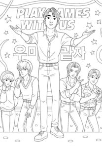 Desenho de Saja Boys Desenho Colorir Imprimir 33