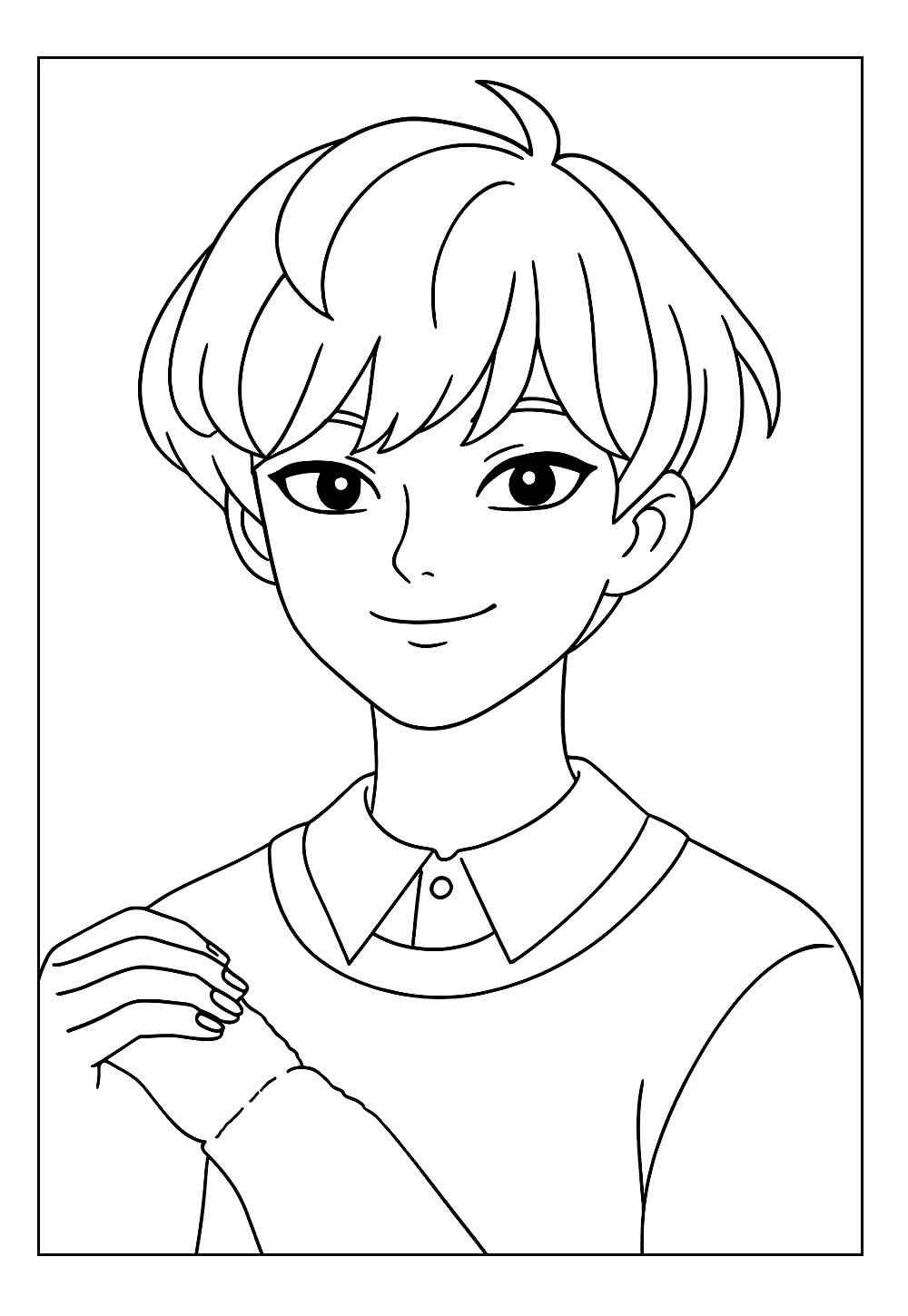 Desenho de Saja Boys Desenho Colorir Imprimir 34