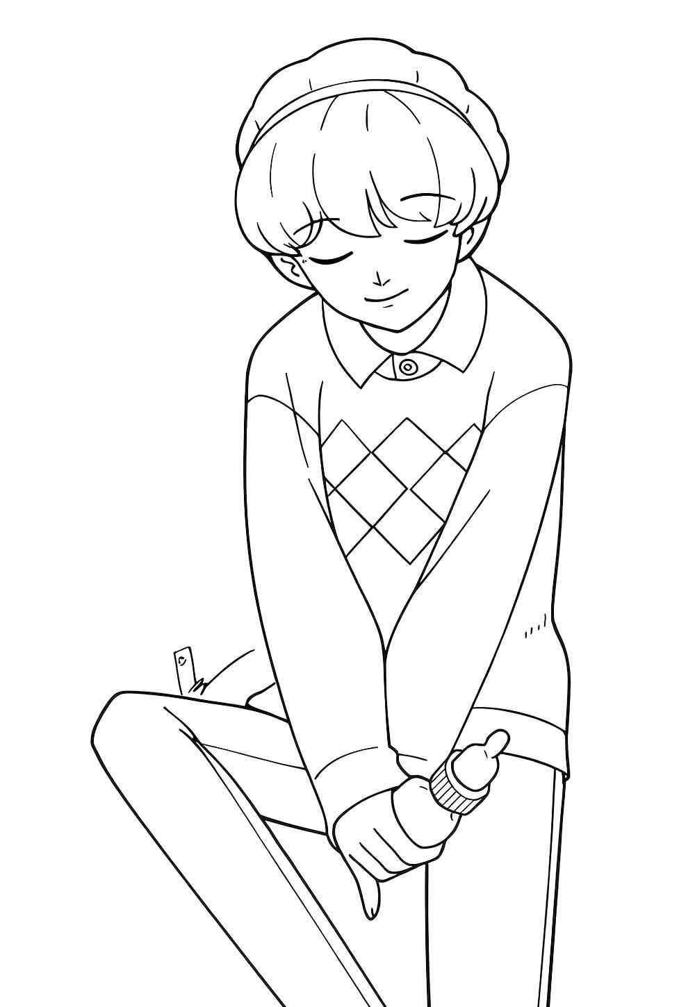 Desenho de Saja Boys Desenho Colorir Imprimir 35