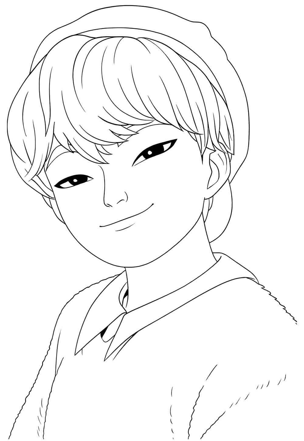 Desenho de Saja Boys Desenho Colorir Imprimir 37