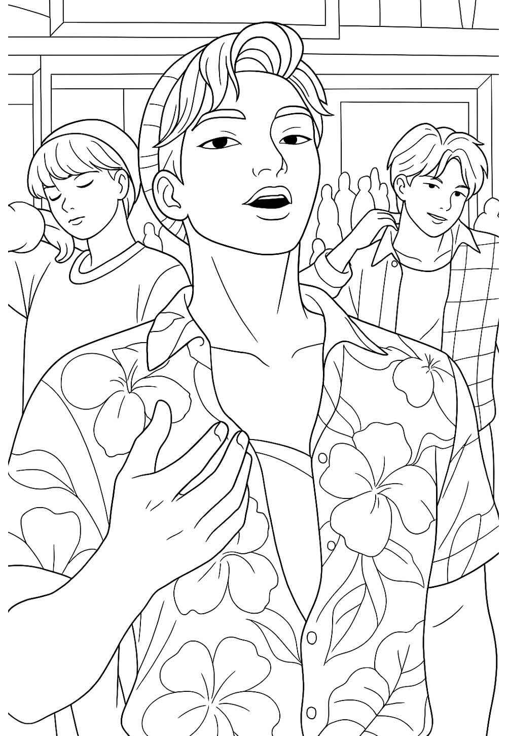 Desenho de Saja Boys Desenho Colorir Imprimir 38