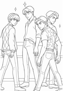 Desenho de Saja Boys Desenho Colorir Imprimir 40