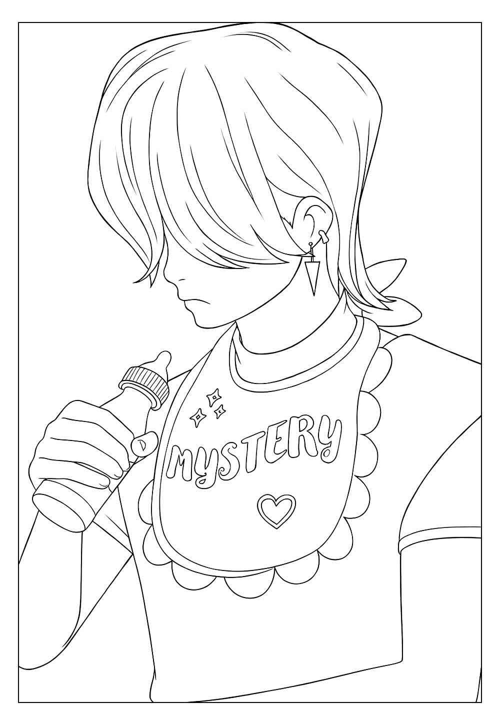 Desenho de Saja Boys Desenho Colorir Imprimir 46