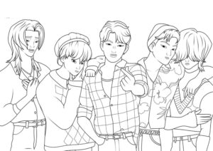 Desenho de Saja Boys Desenho Colorir Imprimir 49