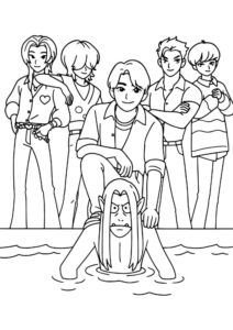 Desenho de Saja Boys Desenho Colorir Imprimir 53