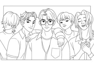 Desenho de Saja Boys Desenho Colorir Imprimir 54