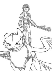 Desenho de Banguela Desenho Colorir Imprimir 04