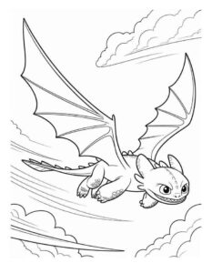 Desenho de Banguela Desenho Colorir Imprimir 05