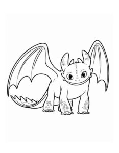 Desenho de Banguela Desenho Colorir Imprimir 06