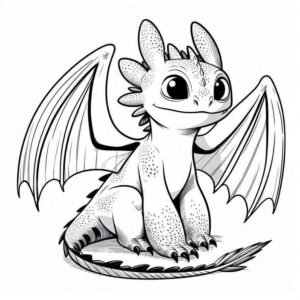 Desenho de Banguela Desenho Colorir Imprimir 09