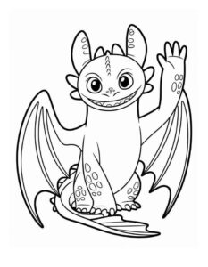 Desenho de Banguela Desenho Colorir Imprimir 10