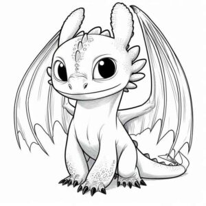 Desenho de Banguela Desenho Colorir Imprimir 12