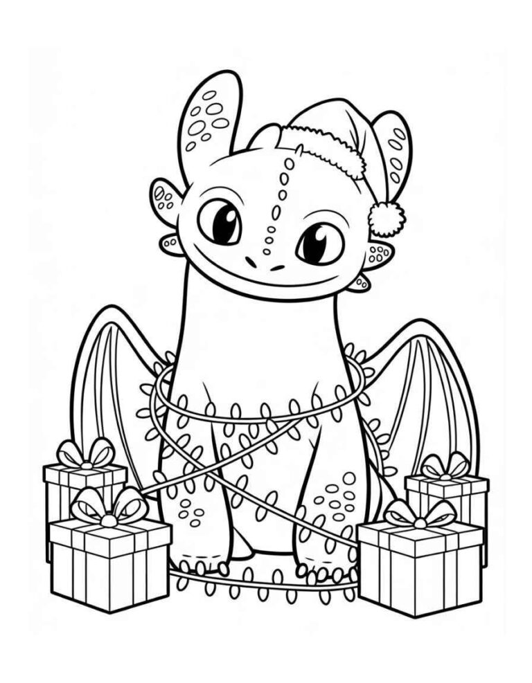 Desenhos do Banguela para Imprimir e Colorir