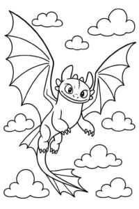 Desenho de Banguela Desenho Colorir Imprimir 21