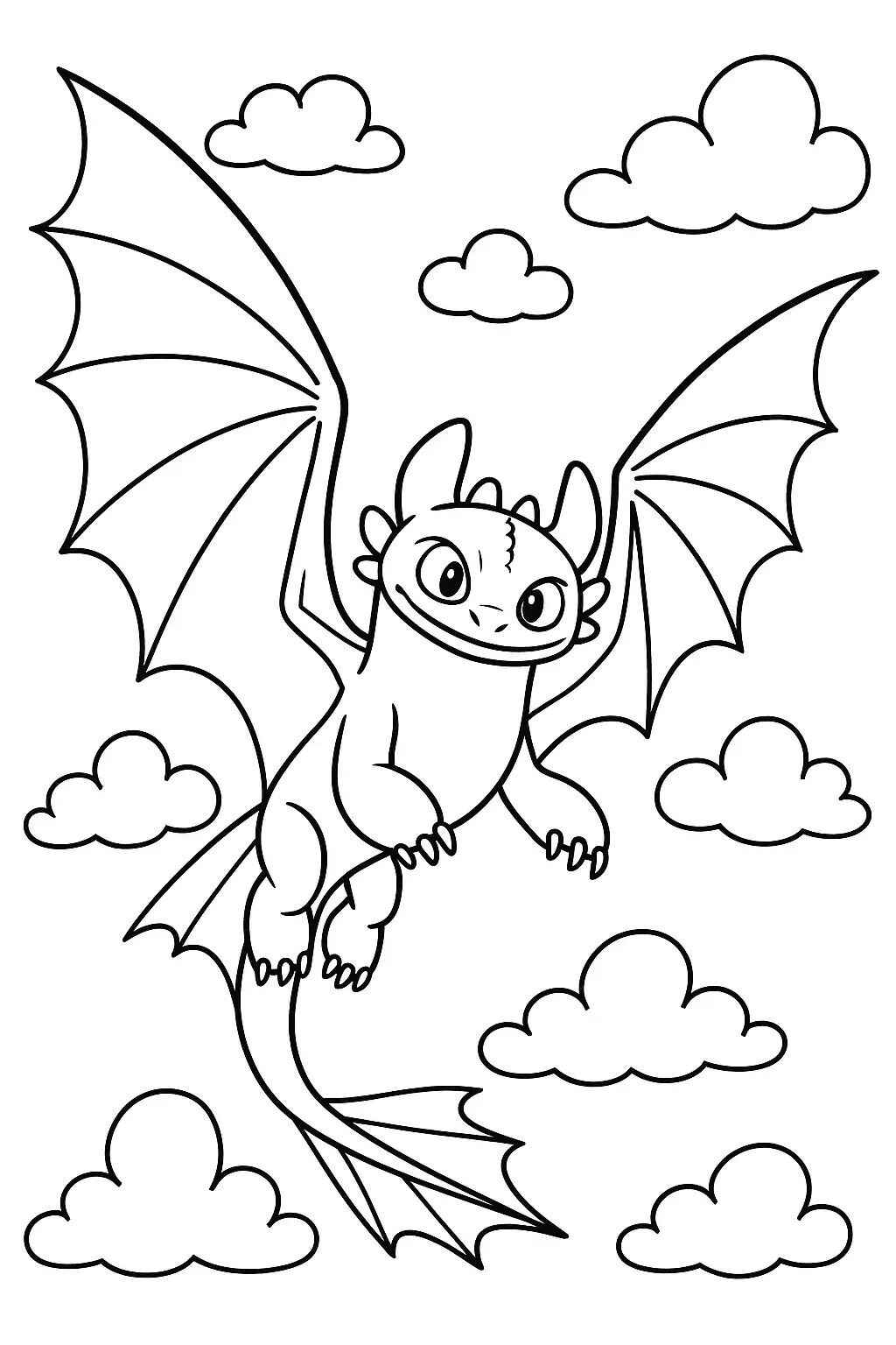 Desenho de Banguela Desenho Colorir Imprimir 21