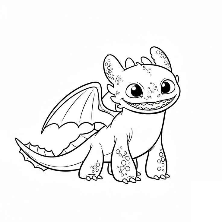 Desenho de Banguela Desenho Colorir Imprimir 25