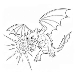 Desenho de Banguela Desenho Colorir Imprimir 28