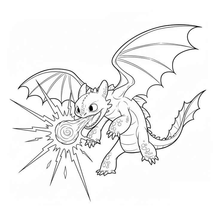 Desenho de Banguela Desenho Colorir Imprimir 28