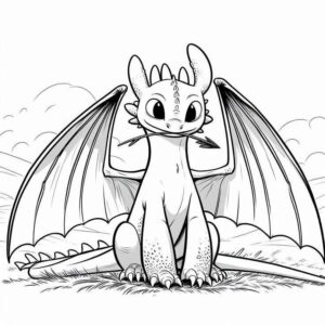 Desenho de Banguela Desenho Colorir Imprimir 31