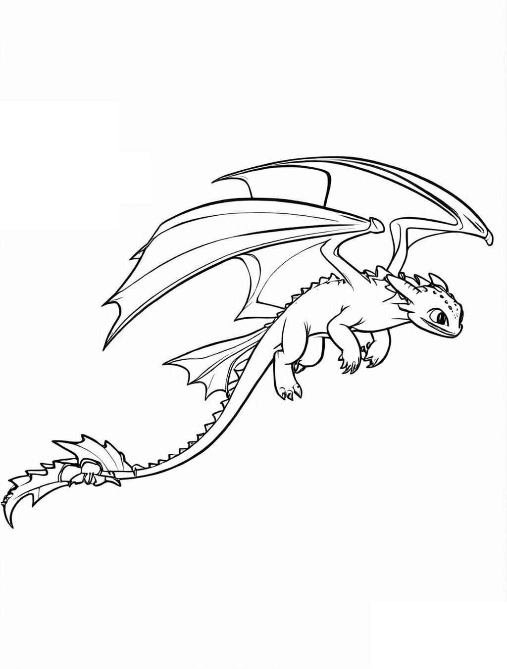 Desenho de Banguela Desenho Colorir Imprimir 37