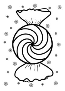 Desenho de Bala Desenho Colorir Imprimir 05