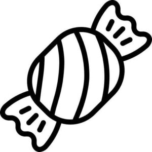 Desenho de Bala Desenho Colorir Imprimir 07