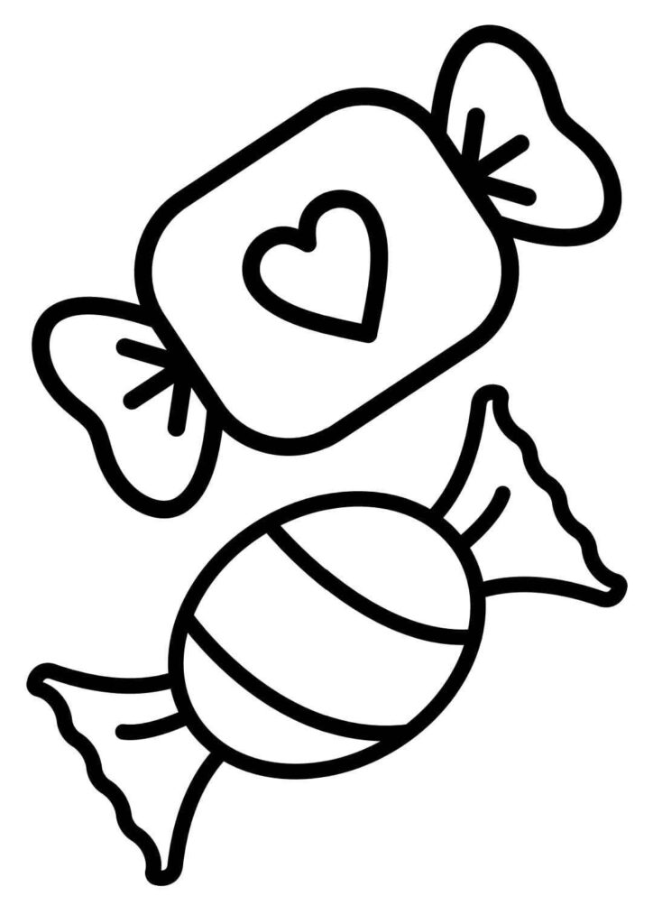 Desenhos de Bala para Imprimir e Colorir