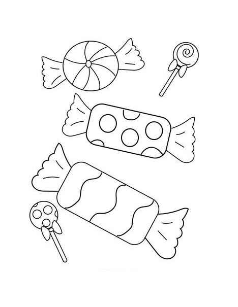 Desenho de Bala Desenho Colorir Imprimir 18