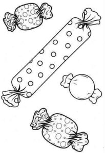 Desenho de Bala Desenho Colorir Imprimir 22