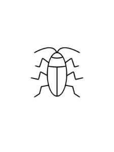 Desenho de Barata Desenho Colorir Imprimir 02