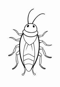 Desenho de Barata Desenho Colorir Imprimir 09