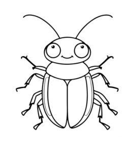 Desenho de Barata Desenho Colorir Imprimir 11