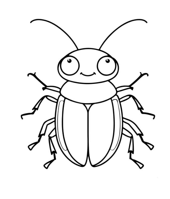 Desenho de Barata Desenho Colorir Imprimir 11